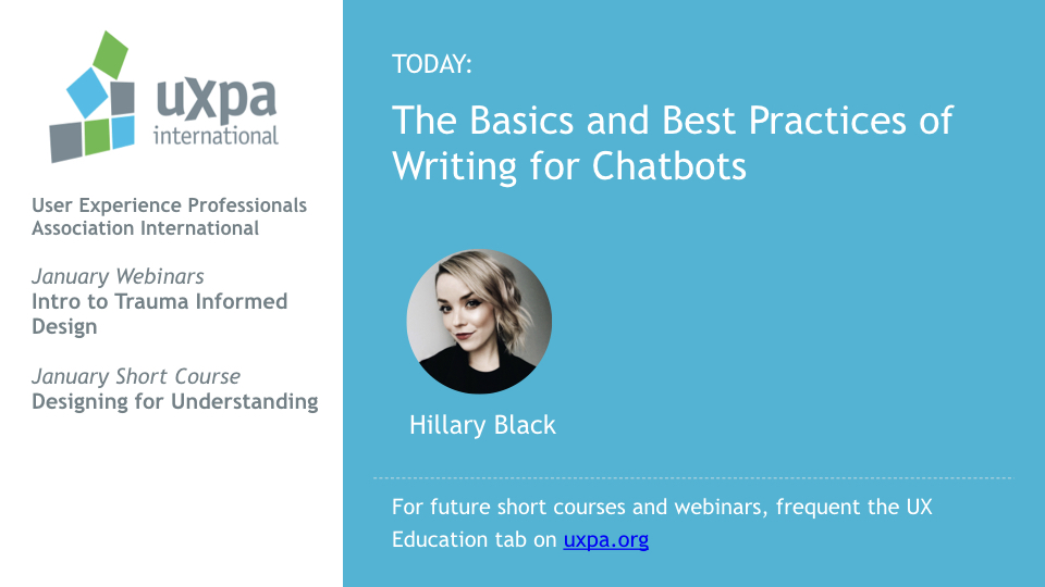 The Basics & Best Practices of Writing for Chatbots