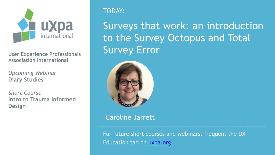 Surveys that Work: An Introduction to the Survey Octopus and Total Survey Error