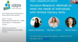 Inclusive Research: Applying UX and qualitative research methods to meet the needs of individuals