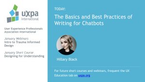 The Basics & Best Practices of Writing for Chatbots