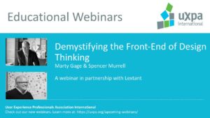 Demystifying the Front-End of Design Thinking